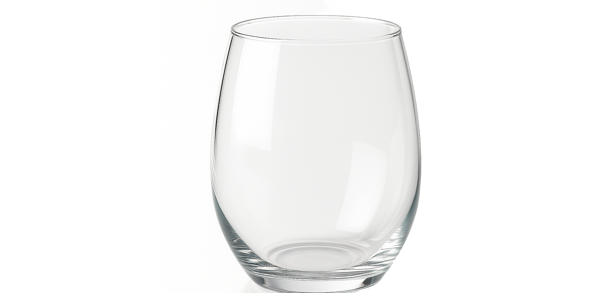 Gossip Wine Tumbler - 15oz Clear Glass Wine Tumbler