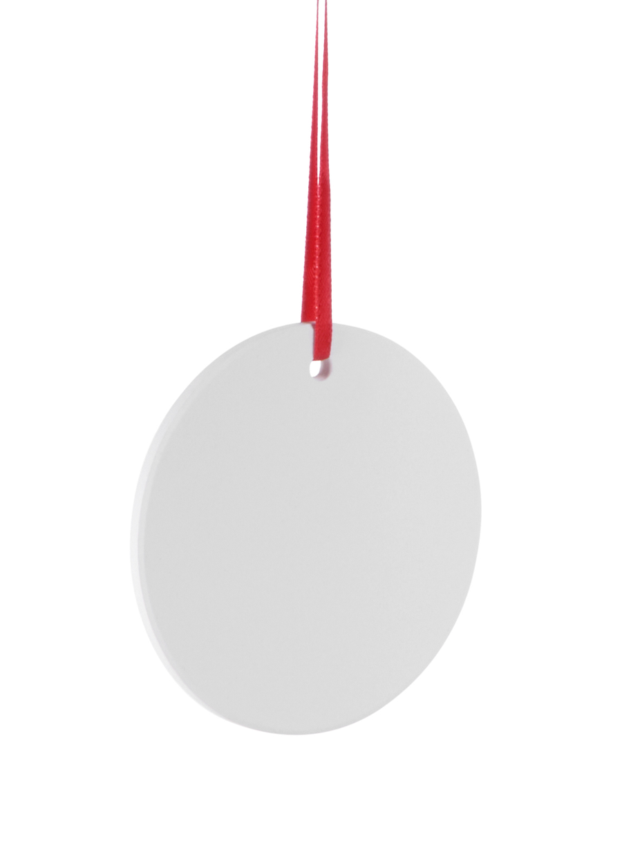 Ceramic circular ornament