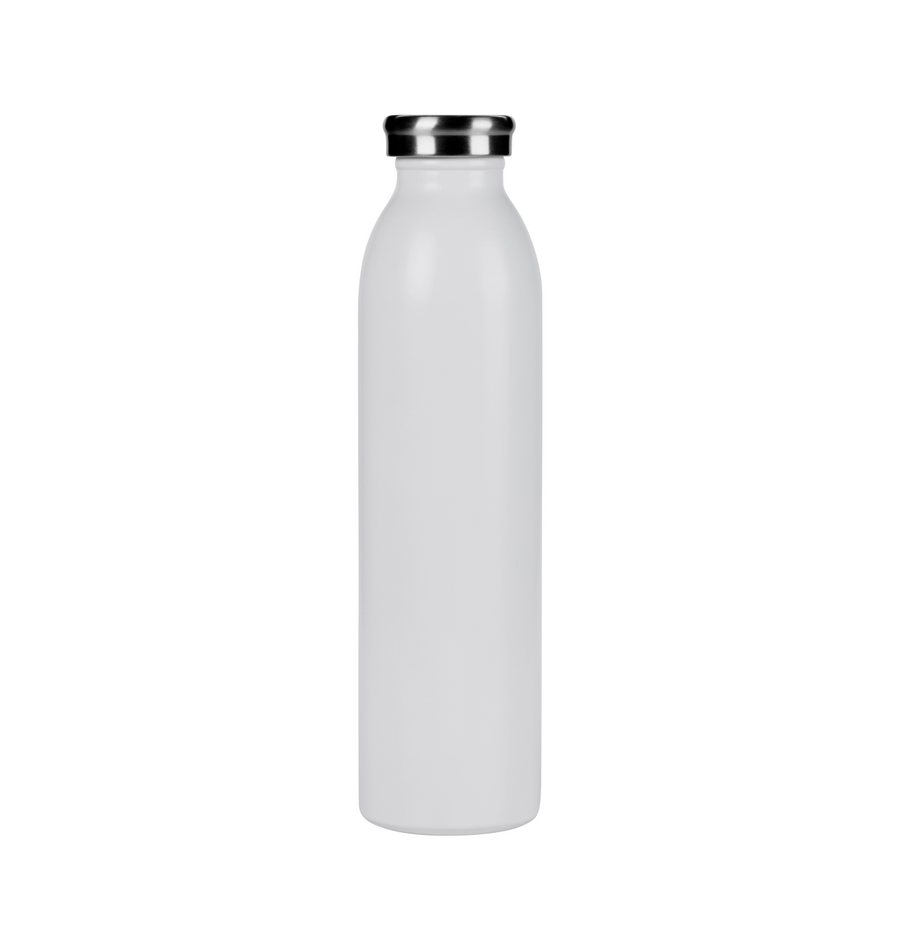 Vogue Water Bottle - 20 oz, stainless steel, White - 20oz
