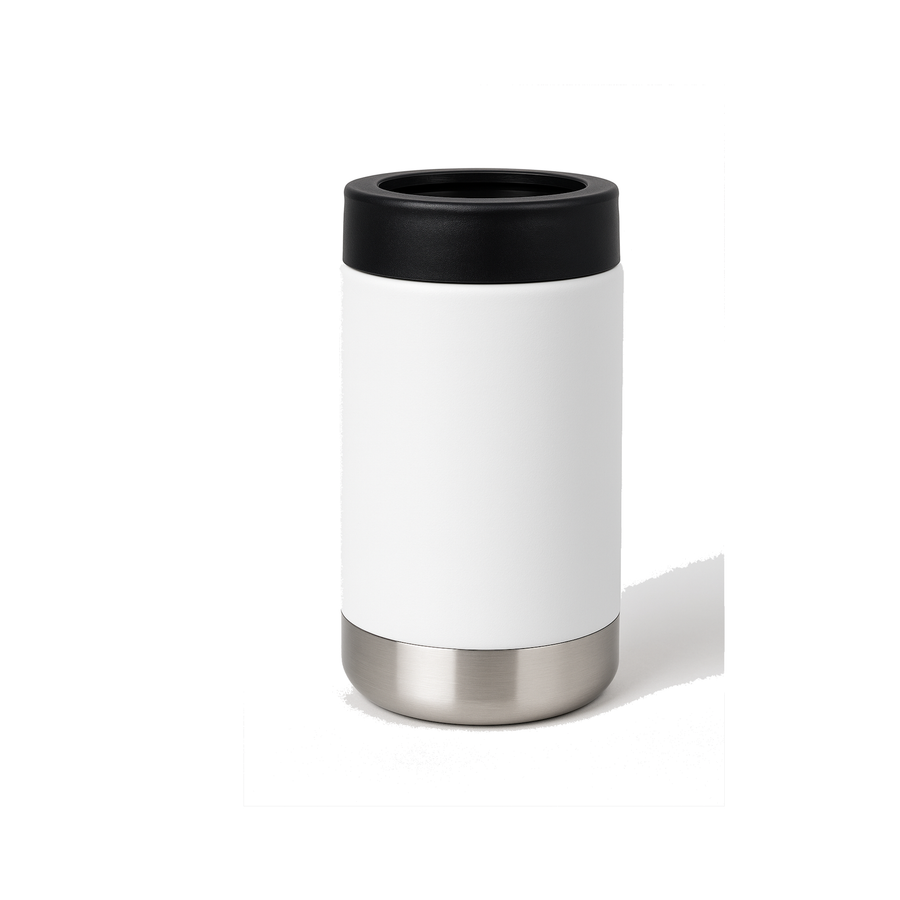 Buddy Koozie - 12oz, Stainless Steel Tumbler, White